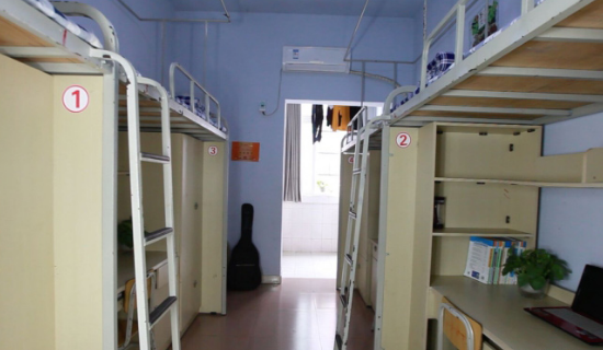 自贡市旭江职业技术学校宿舍环境、寝室环境