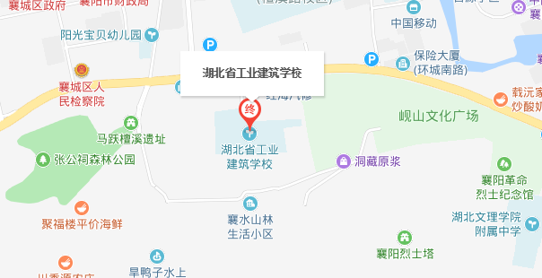 湖北省工业建筑学校位置地图