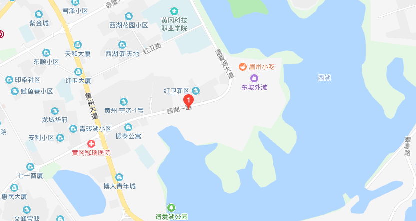 黄冈水利电力学校位置地图
