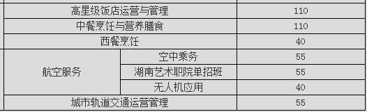 长沙财经学校、招生计划