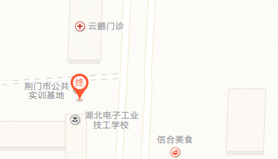 荆门市高级技工学校位置地图
