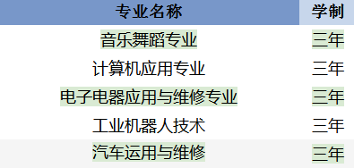 武冈市精益职业技术学校开设专业