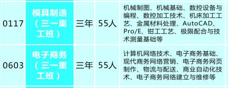 武冈市技工学校、学校招生计划