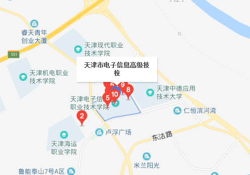 天津市电子信息技师学院地址、校园在哪里