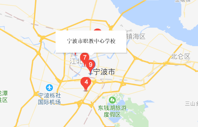 宁波市职业技术教育中心学校地址、校园在哪里