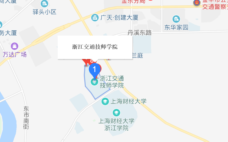 浙江交通技师学院地址、校园在哪里